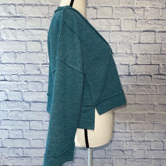 BDG Oversized Inside Out Seam Cropped Sweater - Picture 2 of 13